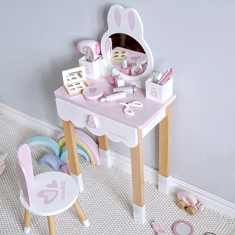 Makeup desk and chair
