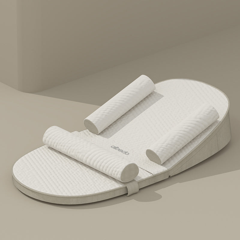 Ergonomic Baby Bed To Spitting, Vomiting And Flat Head, Height Adjustable Wedge Pillow for Breastfeeding