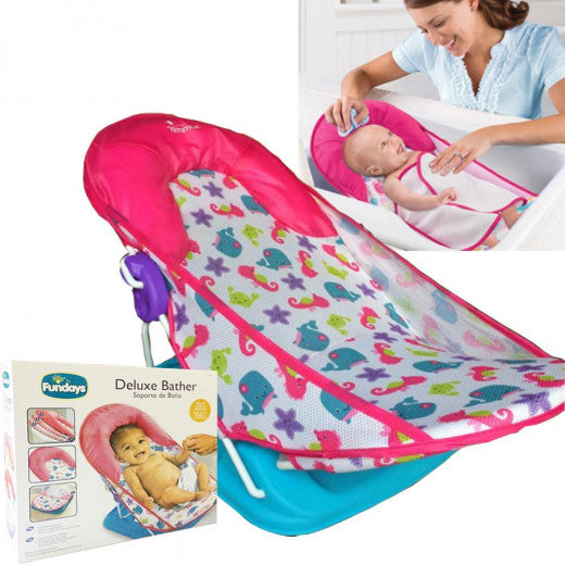 Fundays Infant Deluxe Baby Bather Pink
