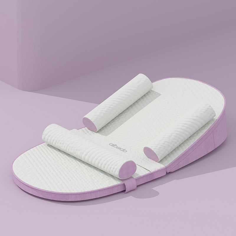 Ergonomic Baby Bed To Spitting, Vomiting And Flat Head, Height Adjustable Wedge Pillow for Breastfeeding