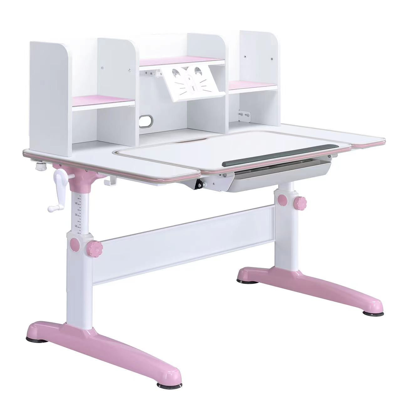 Childrens study desk pink -learning stations that are height-adjustable, tilt-adjustable, and grow with the child – simply ergonomic
