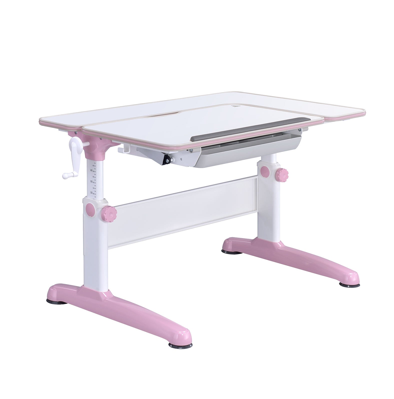 Childrens study desk pink -learning stations that are height-adjustable, tilt-adjustable, and grow with the child – simply ergonomic