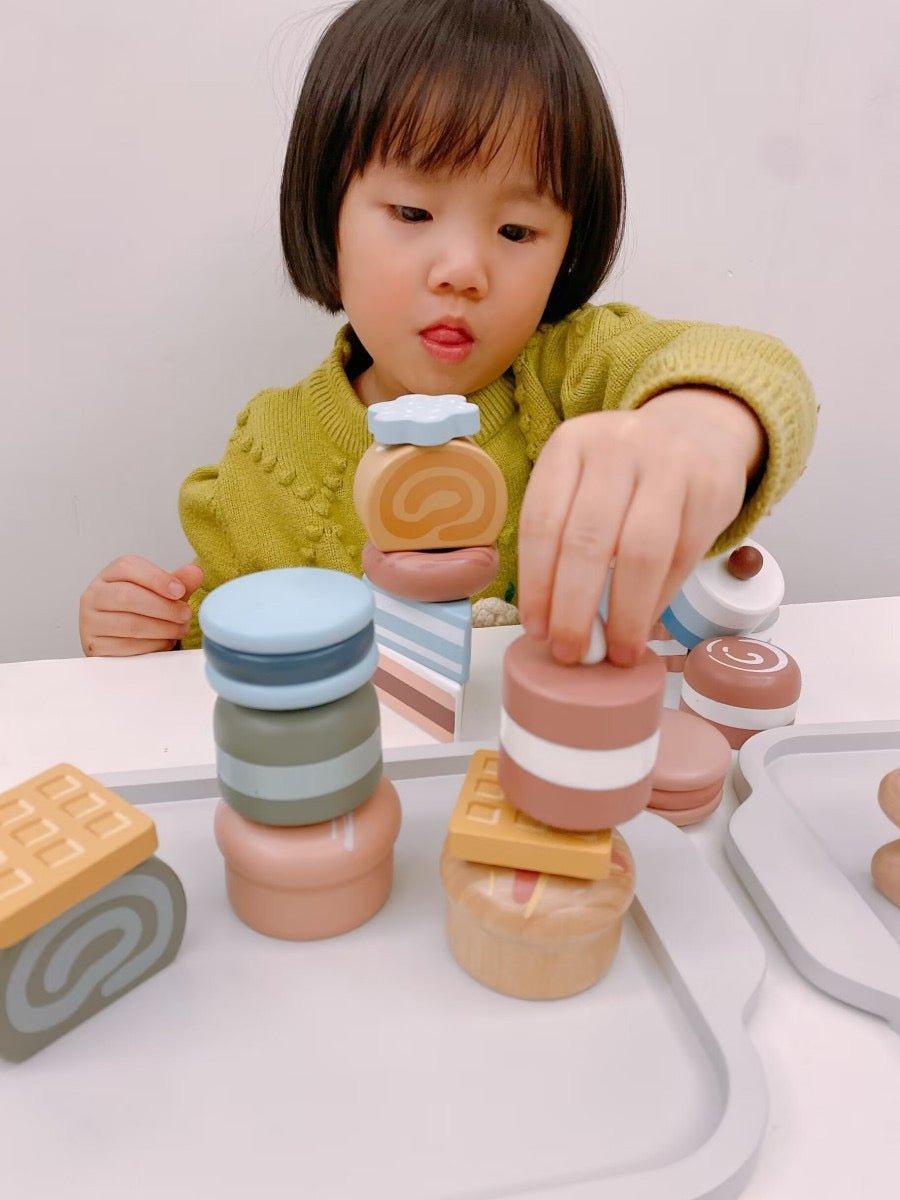 Dessert play food set