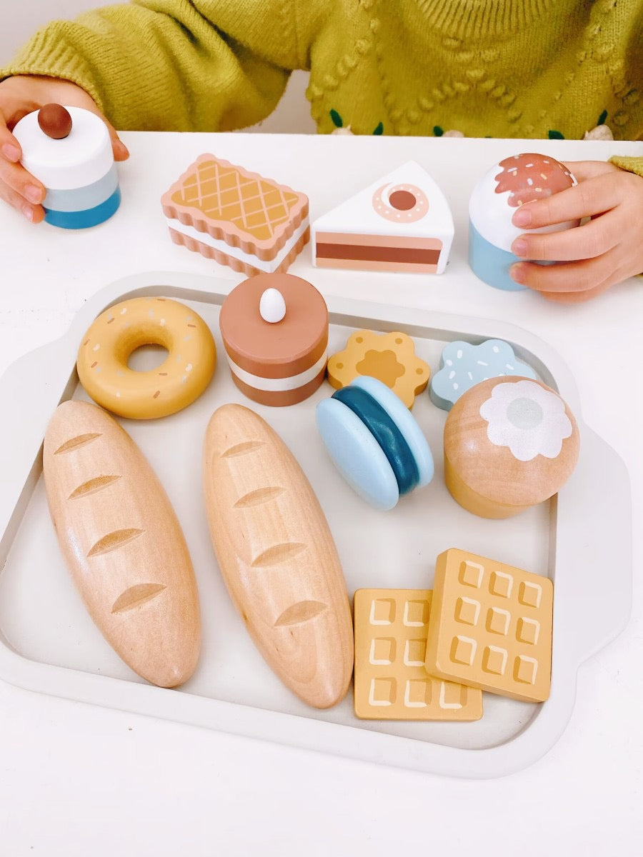 Dessert play food set