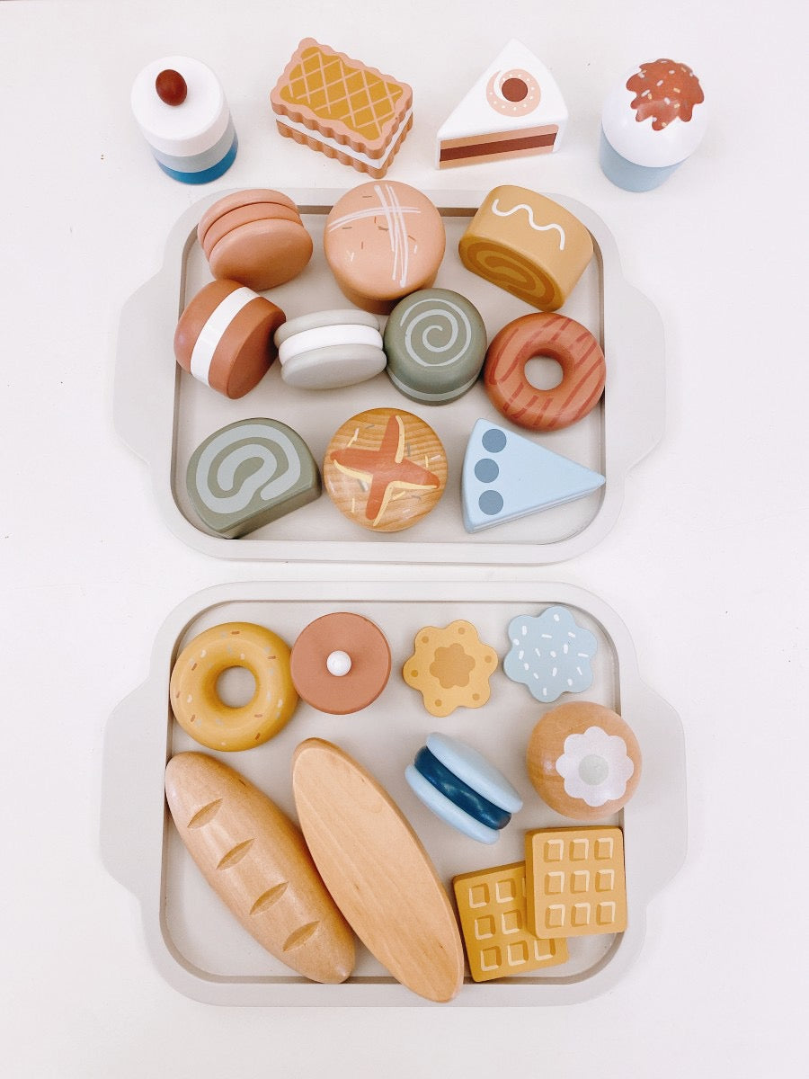 Dessert play food set
