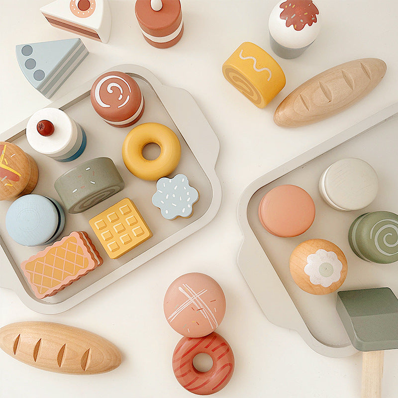 Dessert play food set
