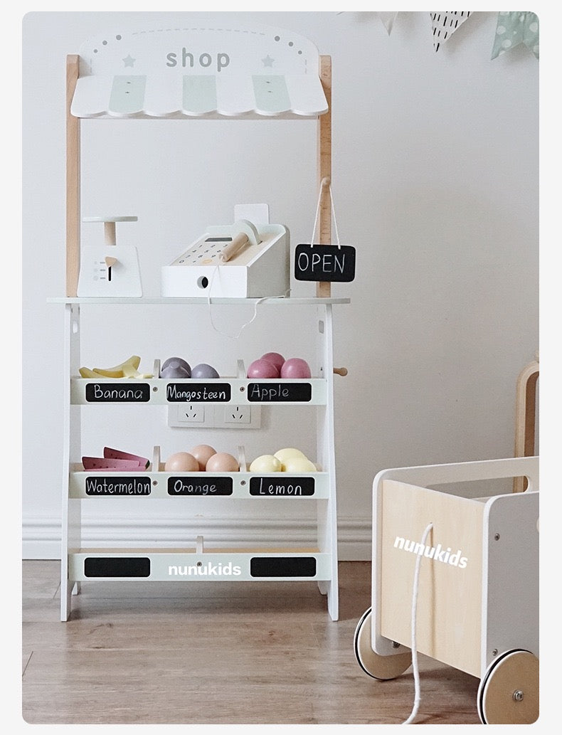 Fruit shop with Shop cart