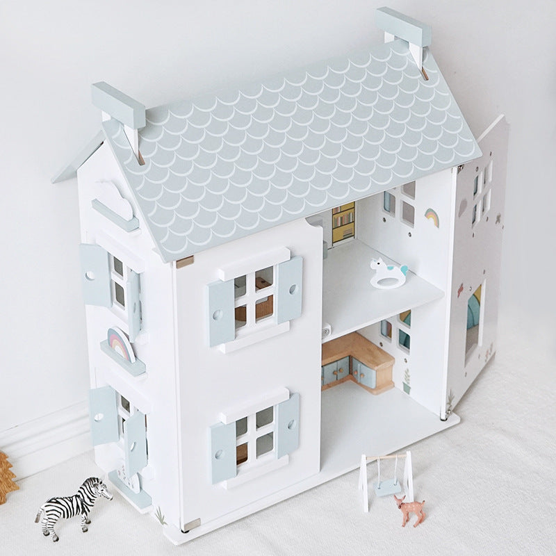 Wooden Doll house-white