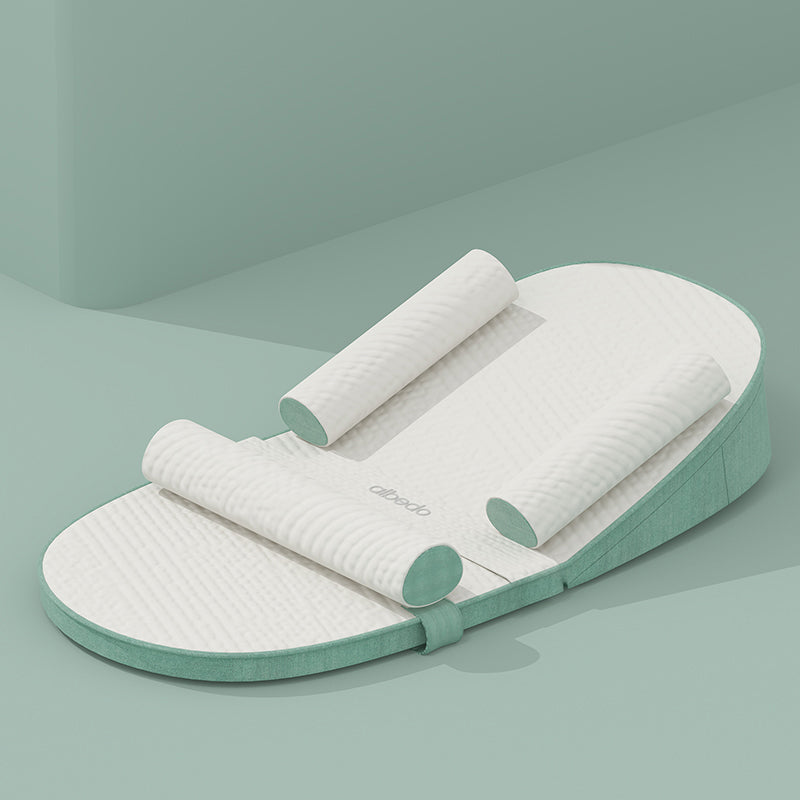 Ergonomic Baby Bed To Spitting, Vomiting And Flat Head, Height Adjustable Wedge Pillow for Breastfeeding