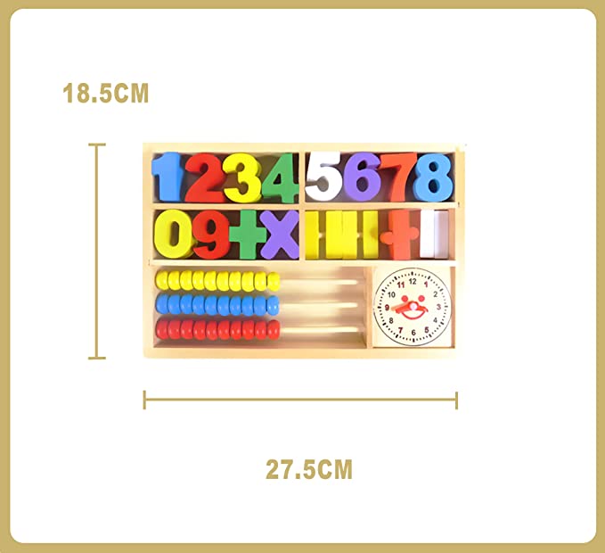 Math Abacus Counting Montessori Digital Learning Box
