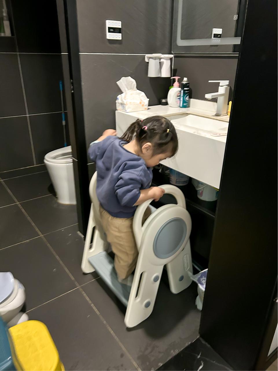 Kids Foldable 2 or 3 Steps Stool Ladder for Toilet Potty Training