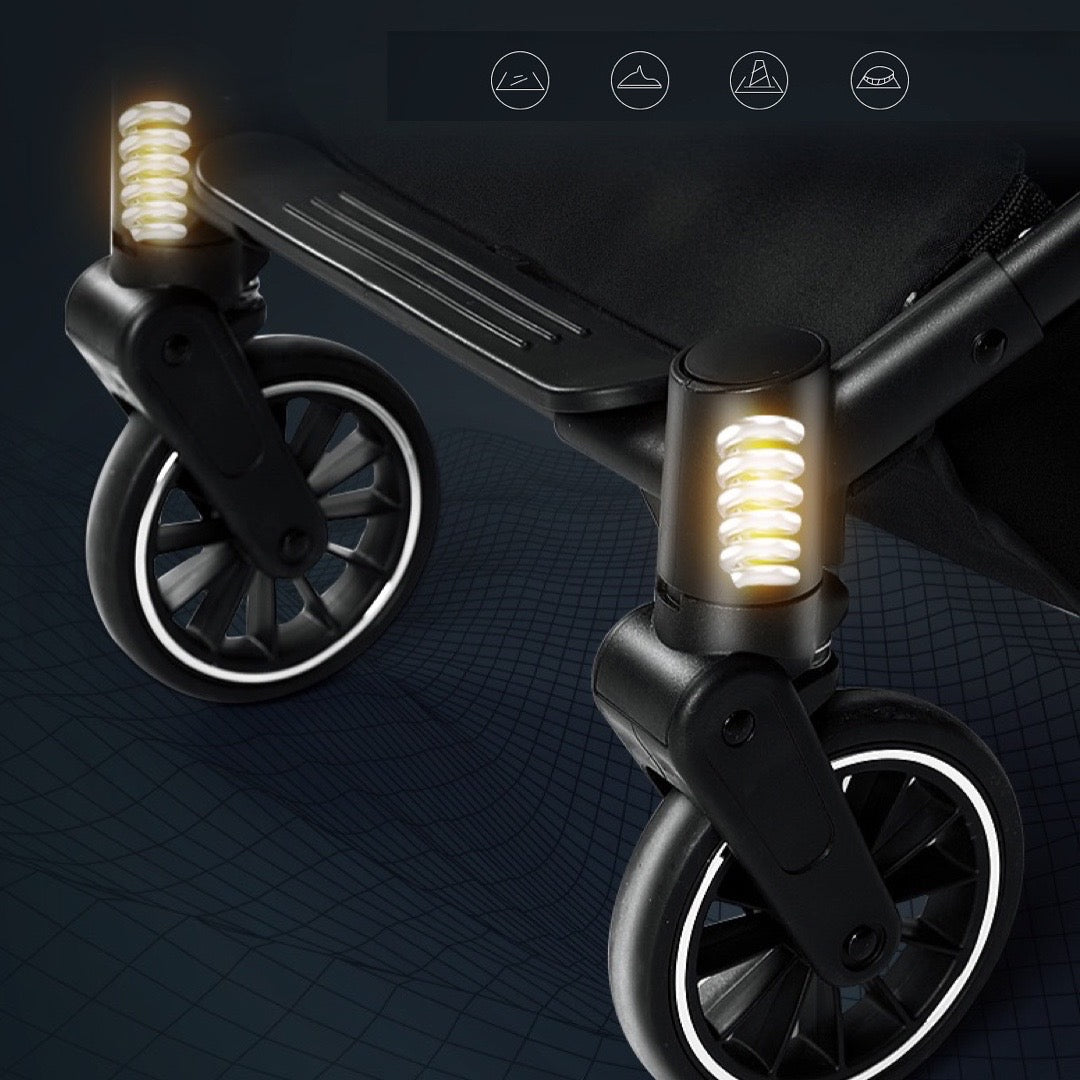 Automatic light and traveling stroller 0-3ages