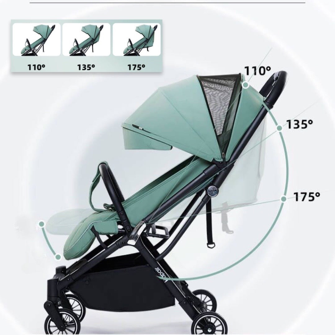 Automatic light and traveling stroller 0-3ages