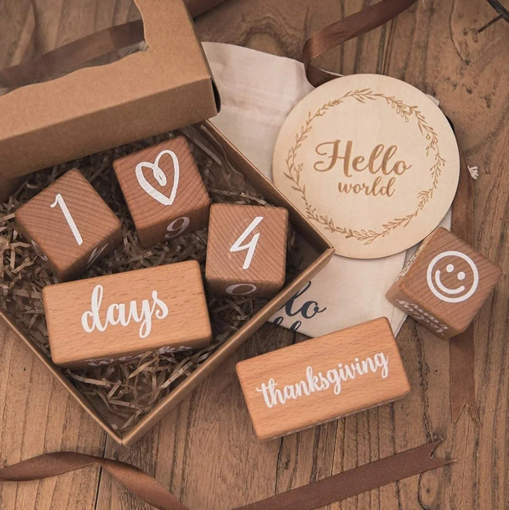 Birth Announcement Blocks