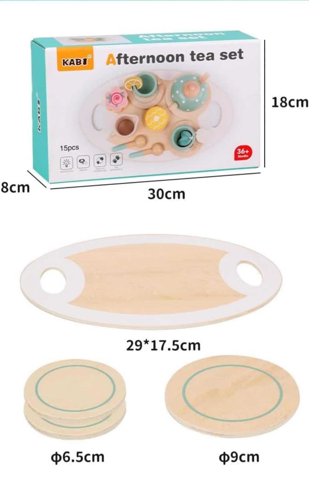 Kabi Afternoon Tea Set ages 3 years old above