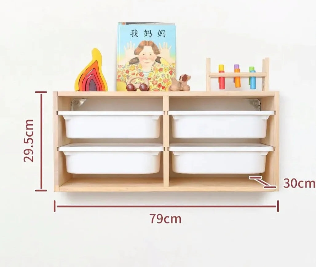 Wooden wall storage 2&3