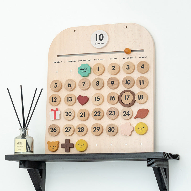 Children record cognitive canlendar