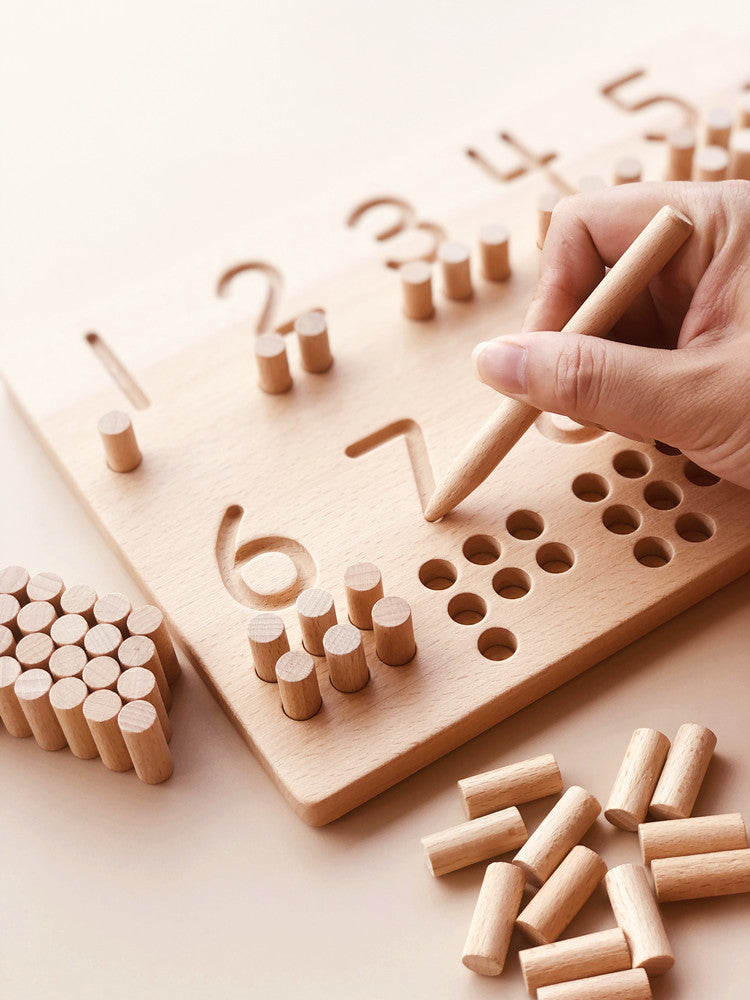 Wooden counting stick