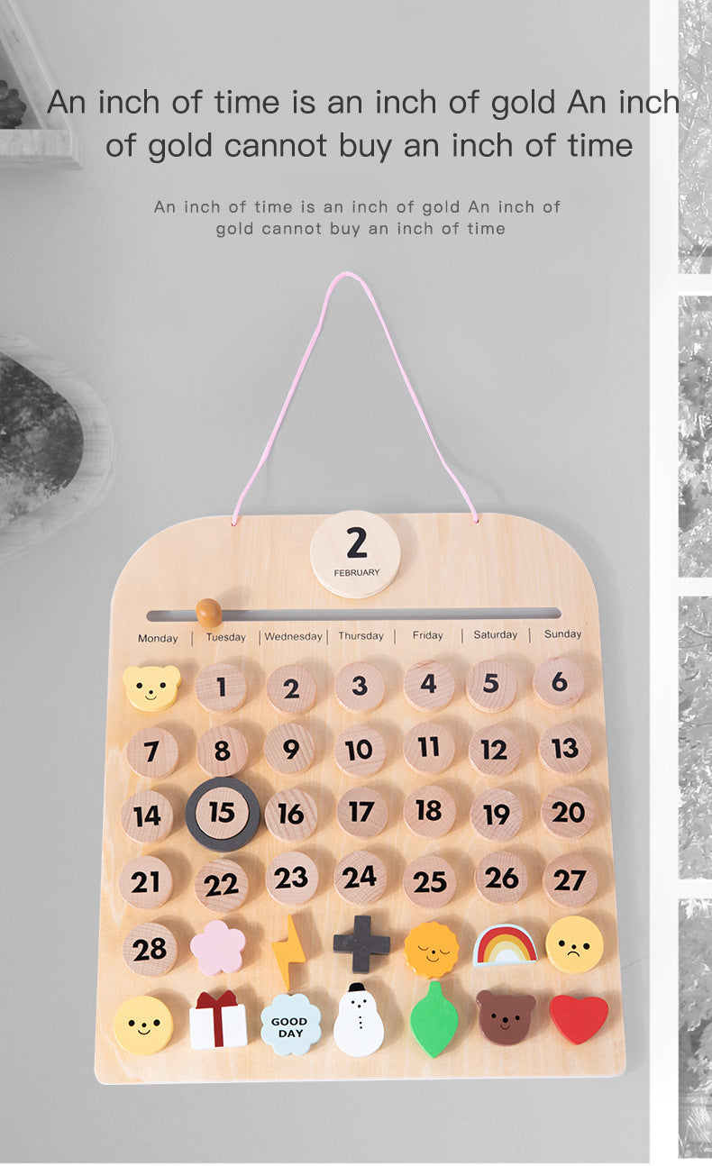 Children record cognitive canlendar