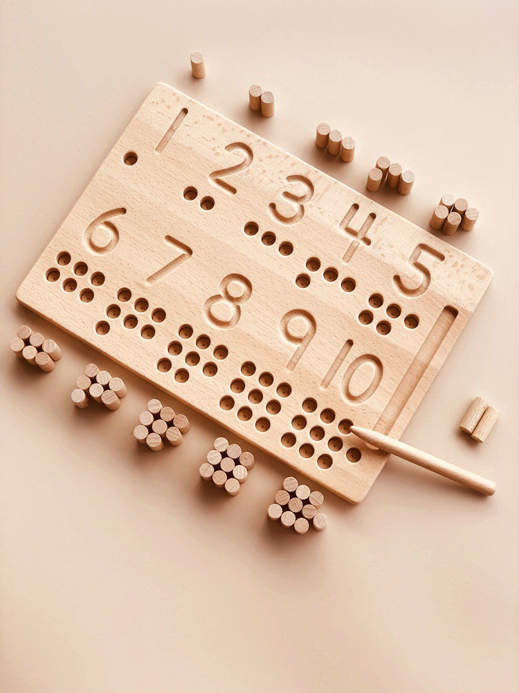Wooden counting stick