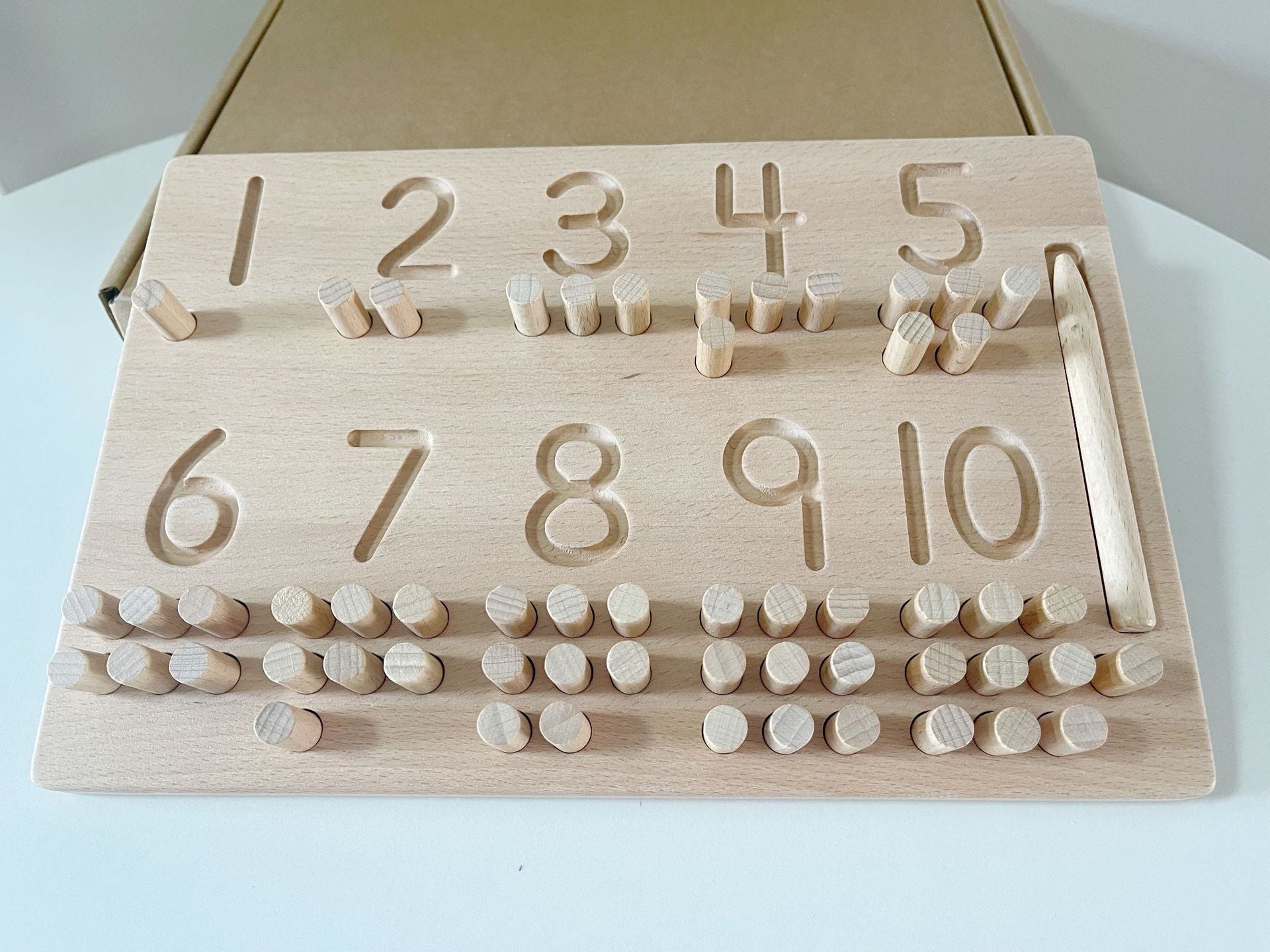 Wooden counting stick