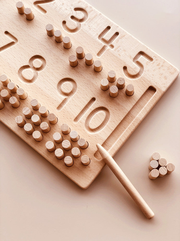 Wooden counting stick