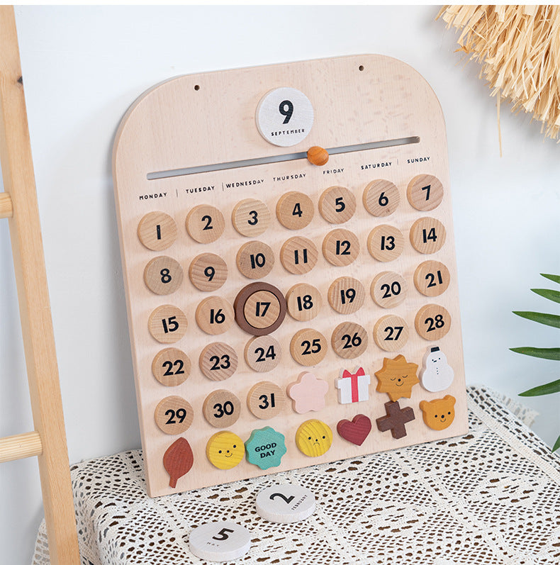 Children record cognitive canlendar