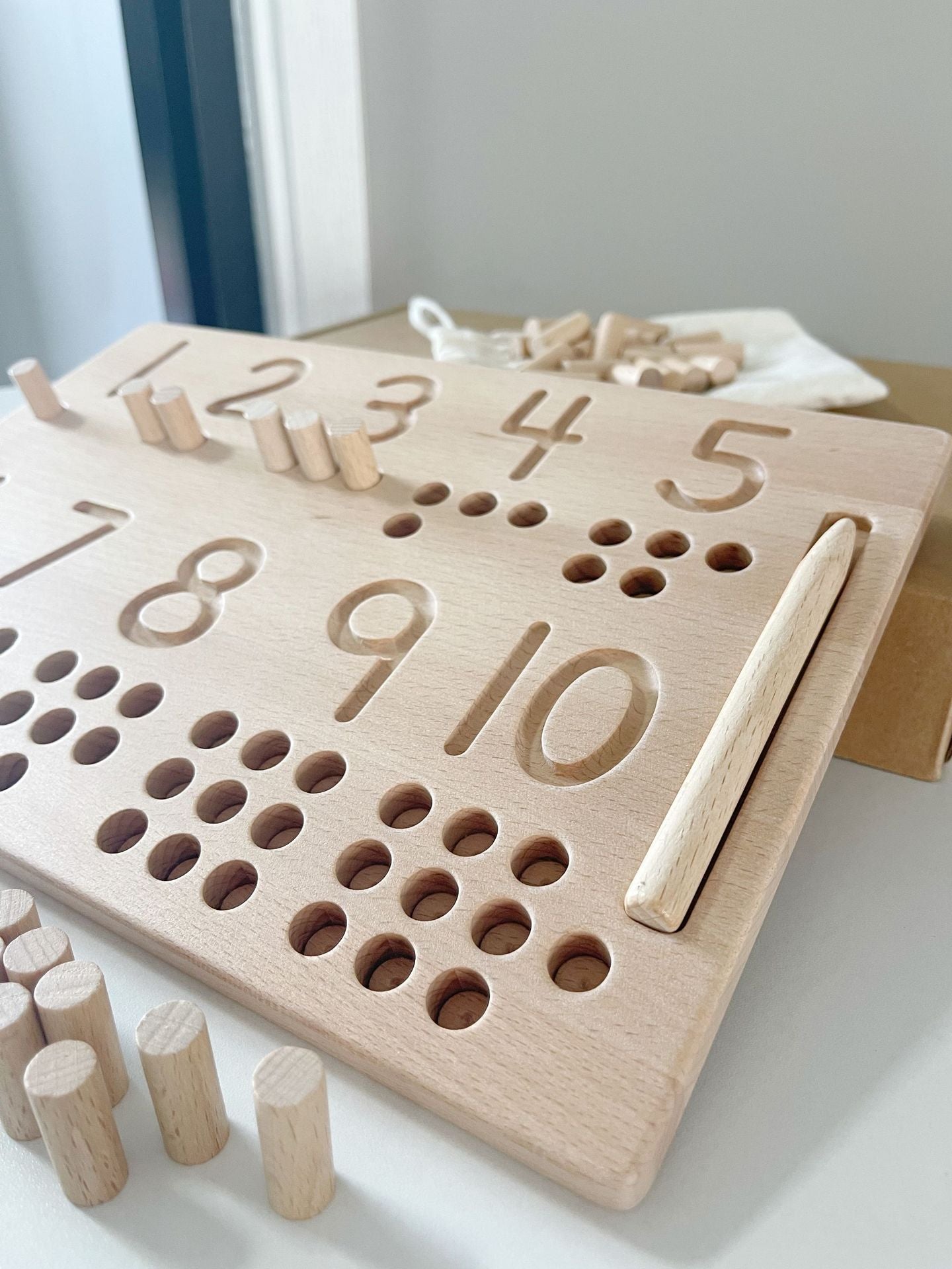 Wooden counting stick