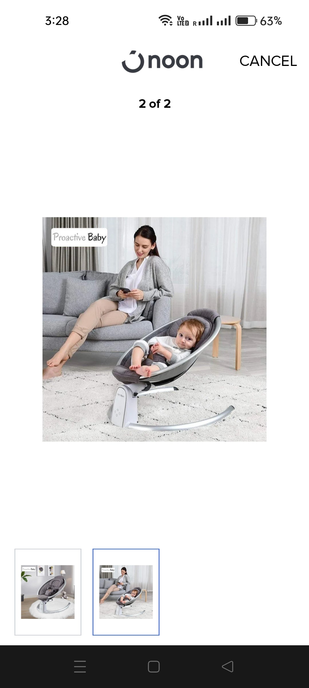 Electric Rocking Bouncer with Bluetooth