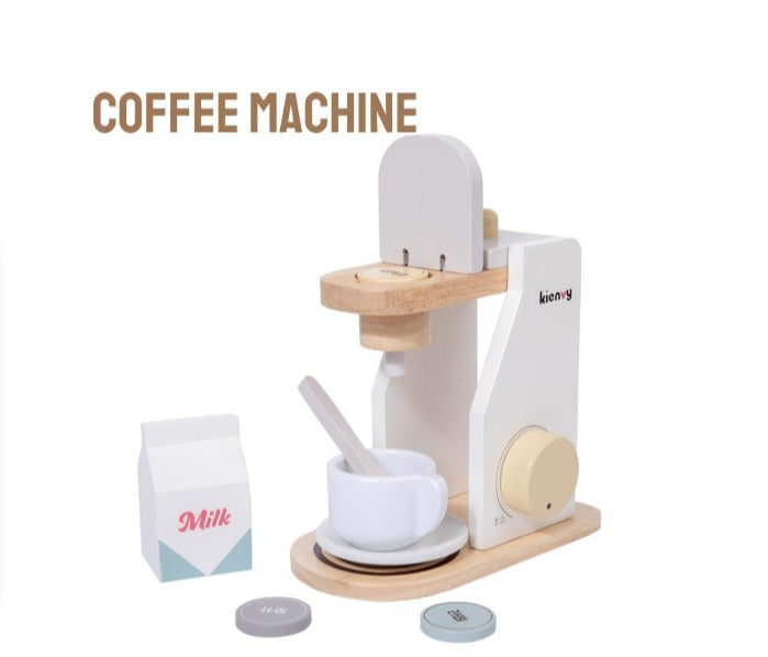 Kienvy Capsule Coffee Machine wooden toy ages 3Y+