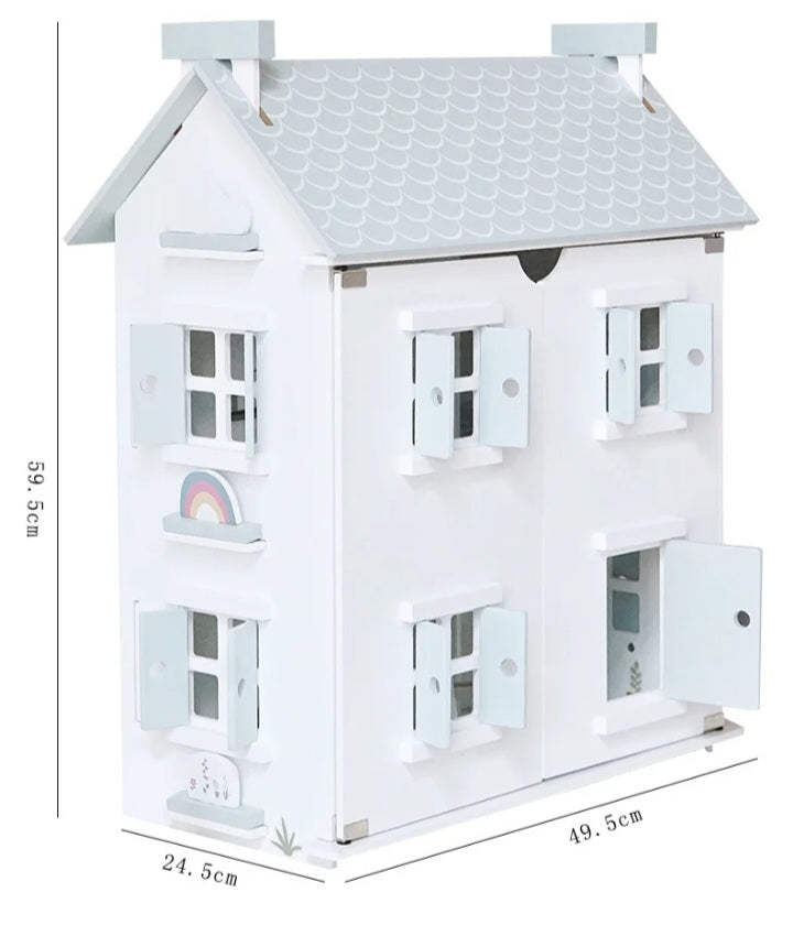 Wooden Doll house-white