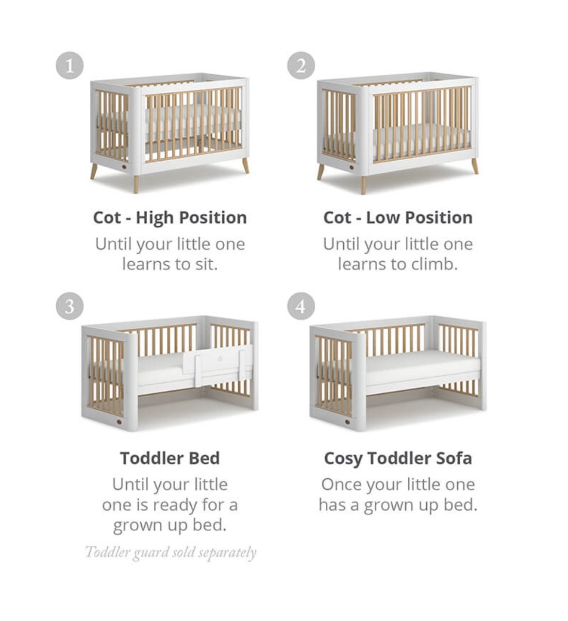 Boori-Perla Cot Bed