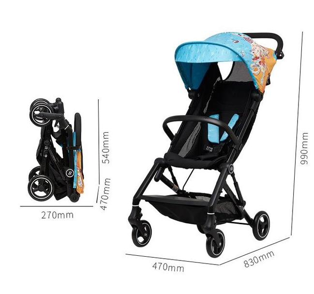 Kids Travelling strollers (Blue ,Orange, C blue)