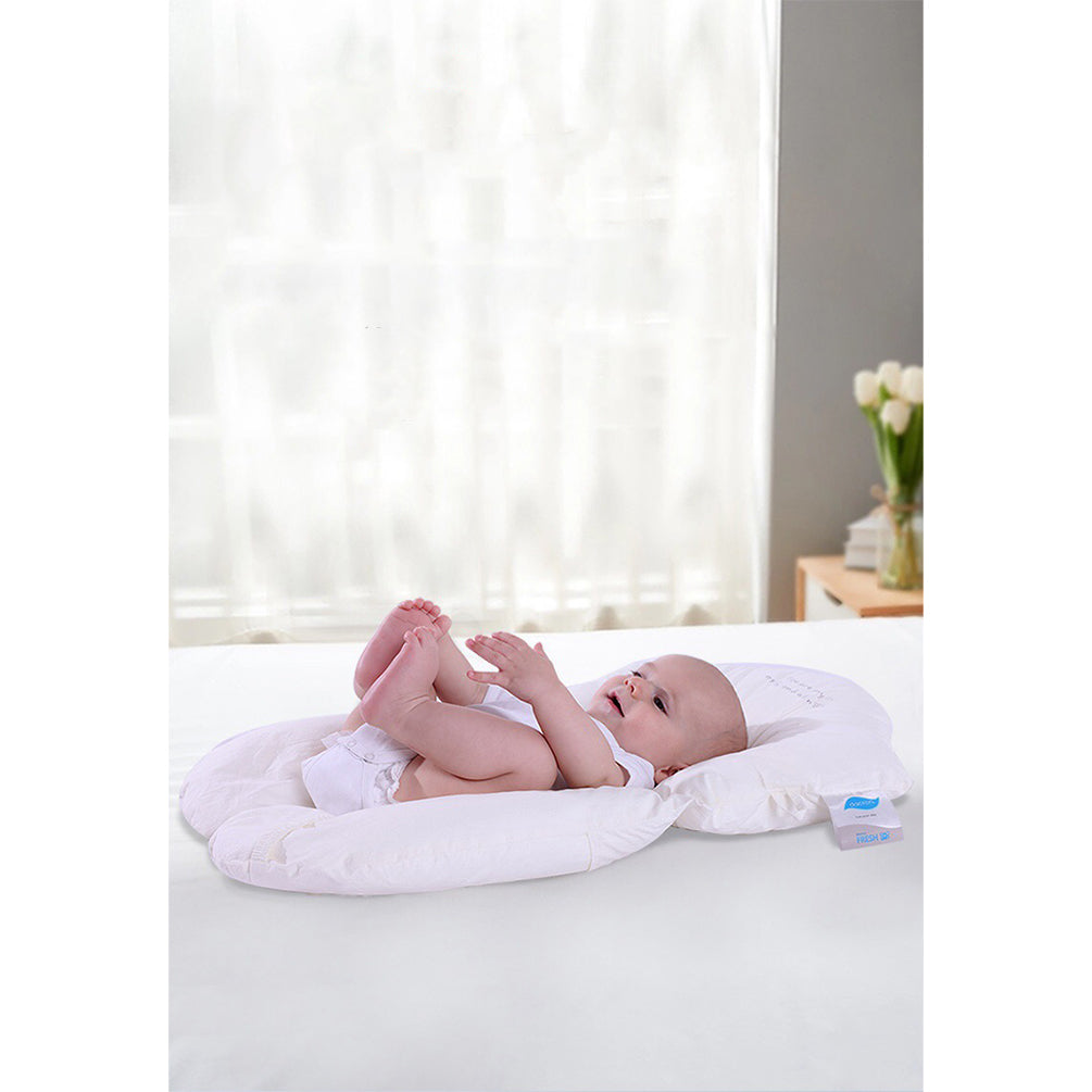 Baby Pillow For Newborn, Flat Head Pillow With Adjustable Height