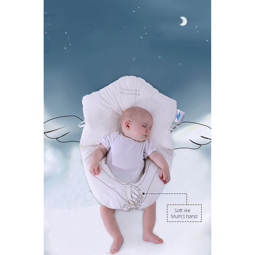 Baby Pillow For Newborn, Flat Head Pillow With Adjustable Height