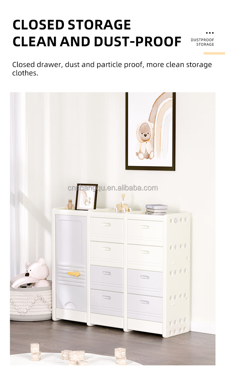 High Capacity Children Toy Classic Storage Box Rack Cabinet Toy Storage