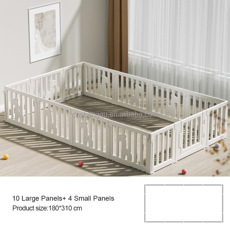 Large 12-Panel Deer Playpen ground with Door For kids
