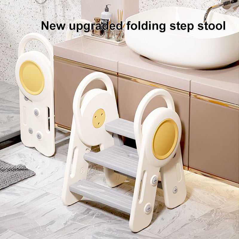 Kids Foldable 2 or 3 Steps Stool Ladder for Toilet Potty Training