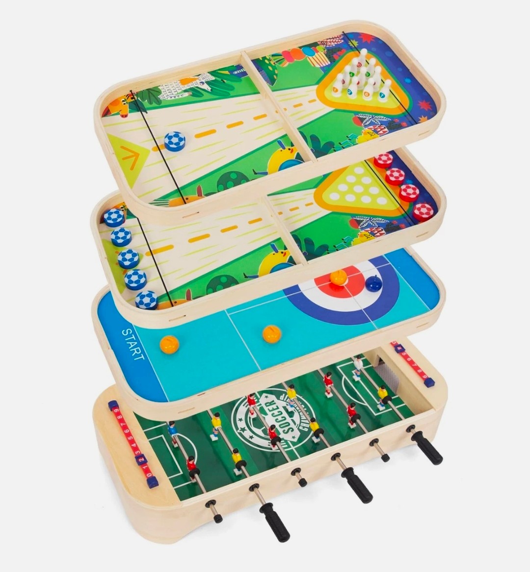 Multifunctional Soccer Table Top Game