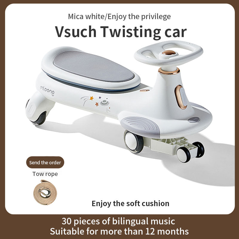 Kids twisting car