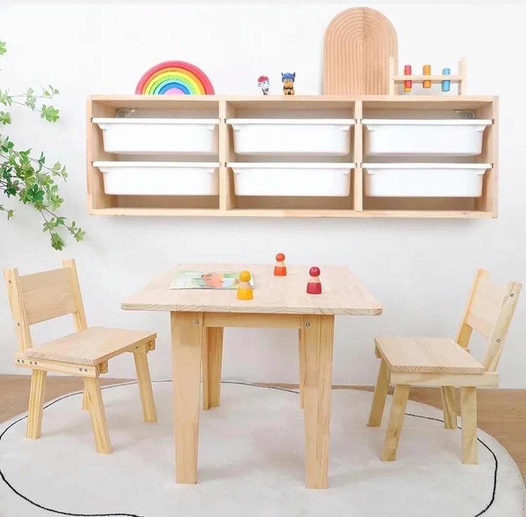 Wooden wall storage 2&3