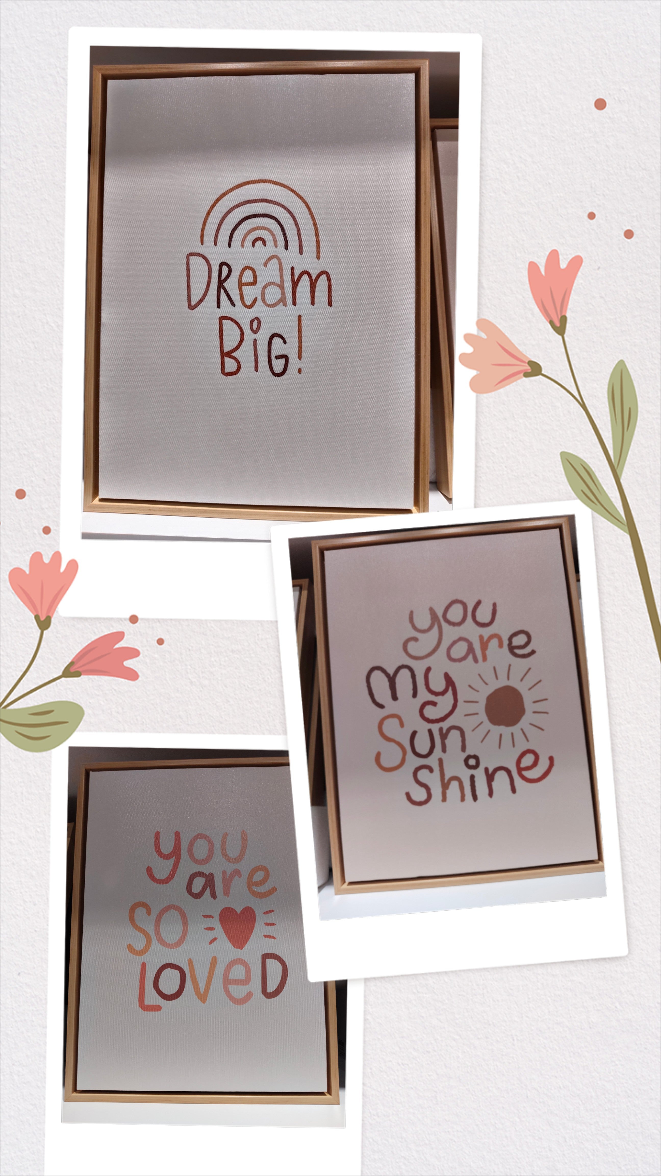 Wall Art Decor with Frame