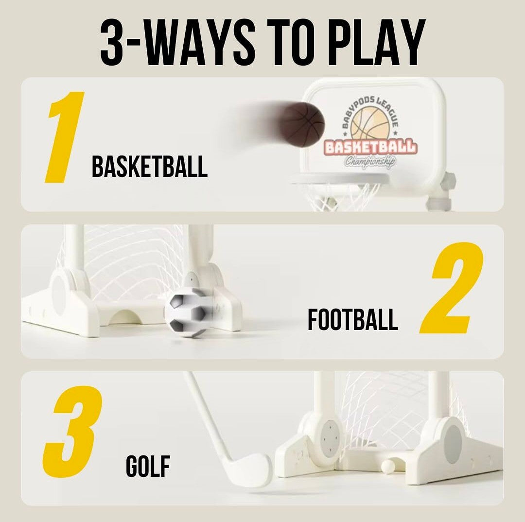 3 N 1 Foldable Basketball stand