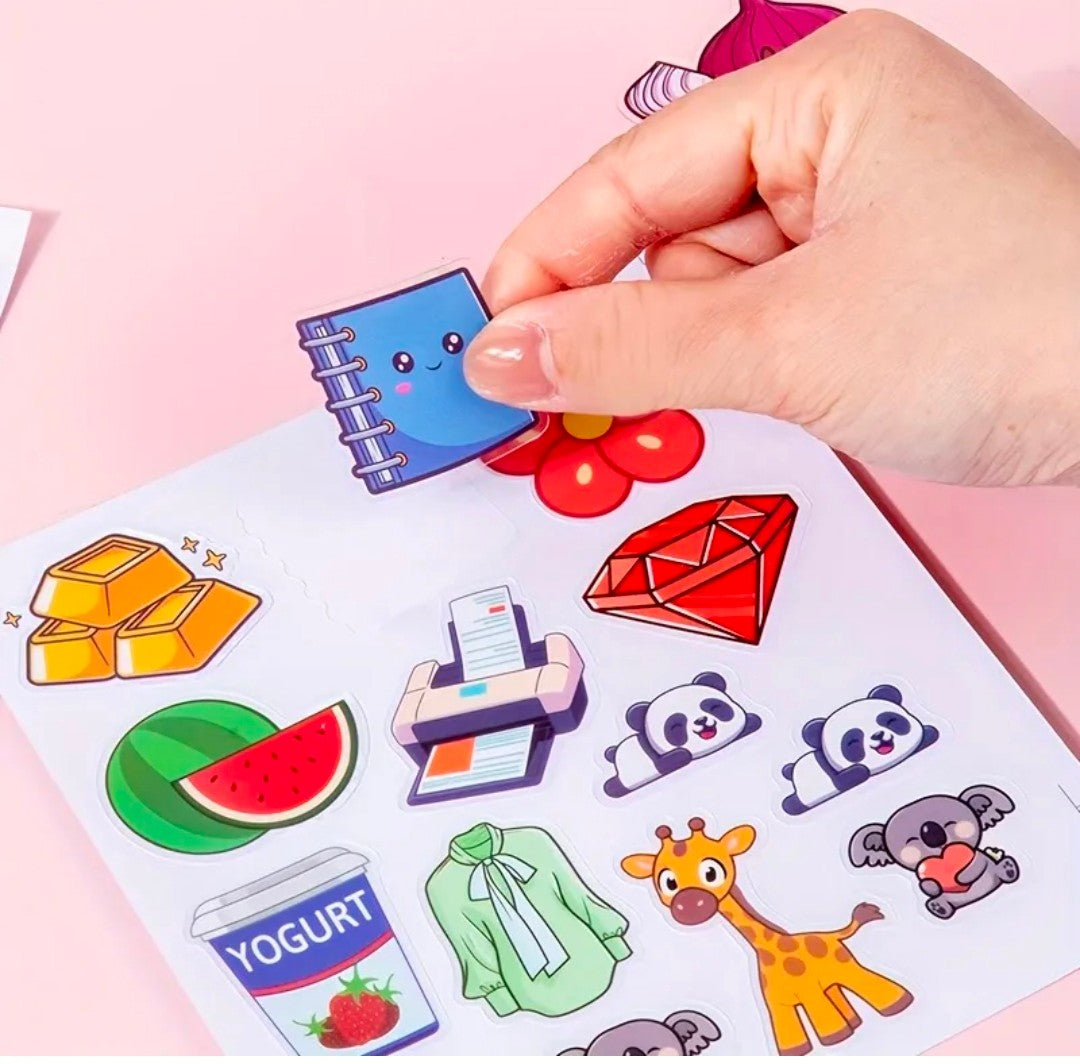 Magic water painting sticker
