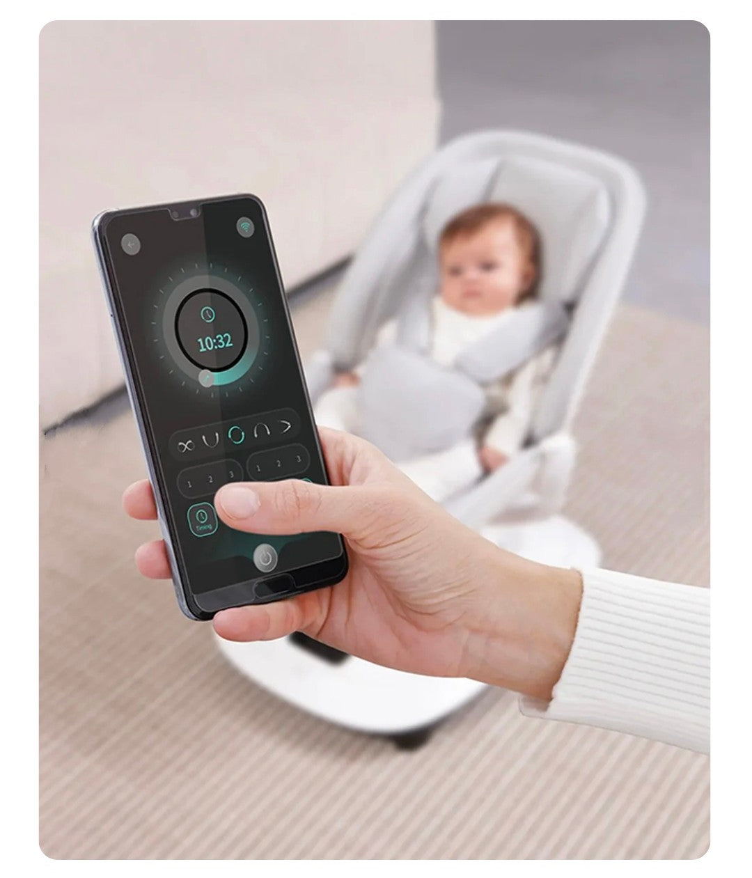 Mastela-Deluxe Multi-Motion Cradle-8911/8966