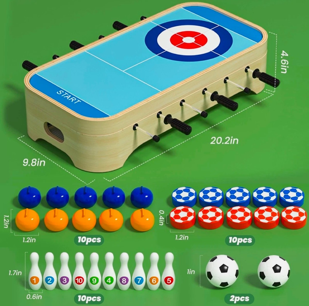Multifunctional Soccer Table Top Game
