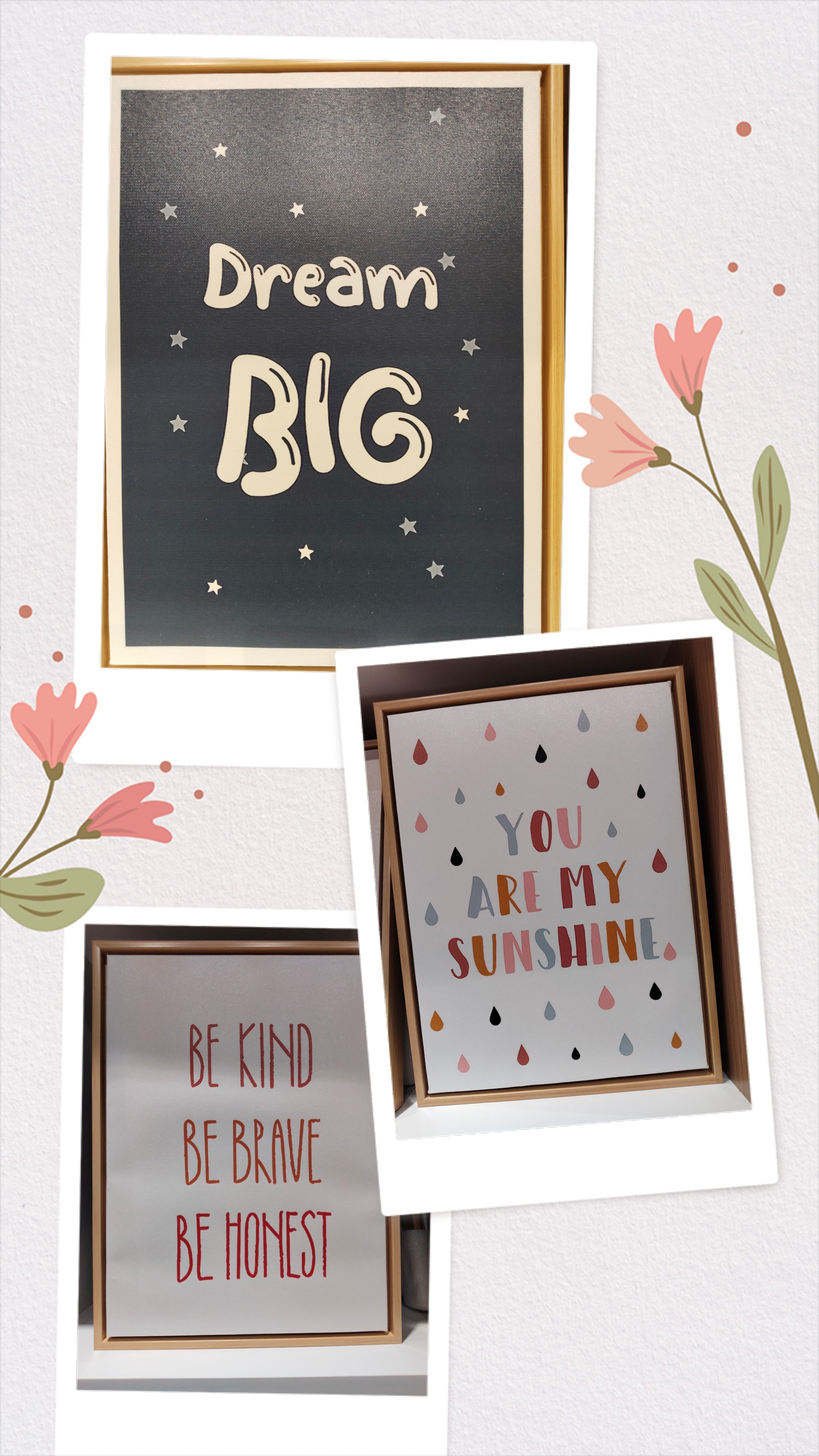 Wall Art Decor with Frame