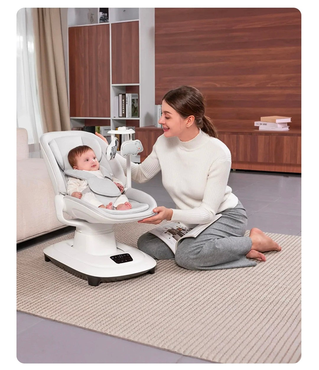 Mastela-Deluxe Multi-Motion Cradle-8911/8966