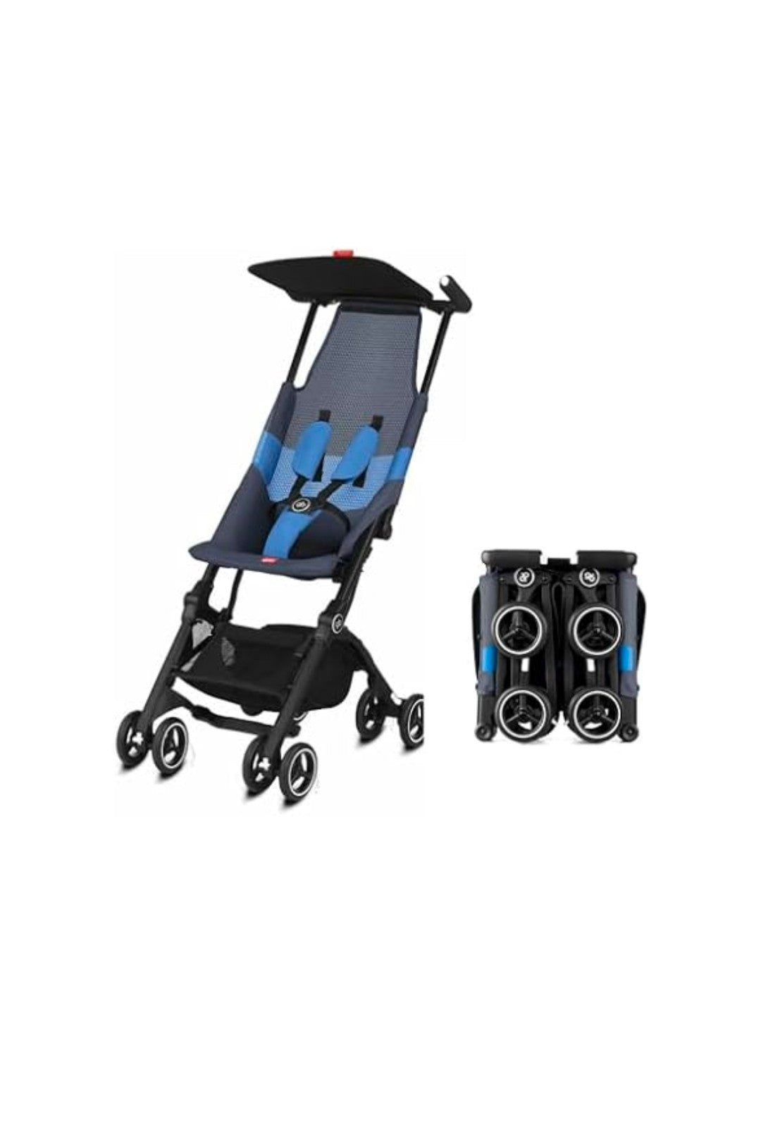 GB Pockit all terrain baby strollers-Black&Night Blue