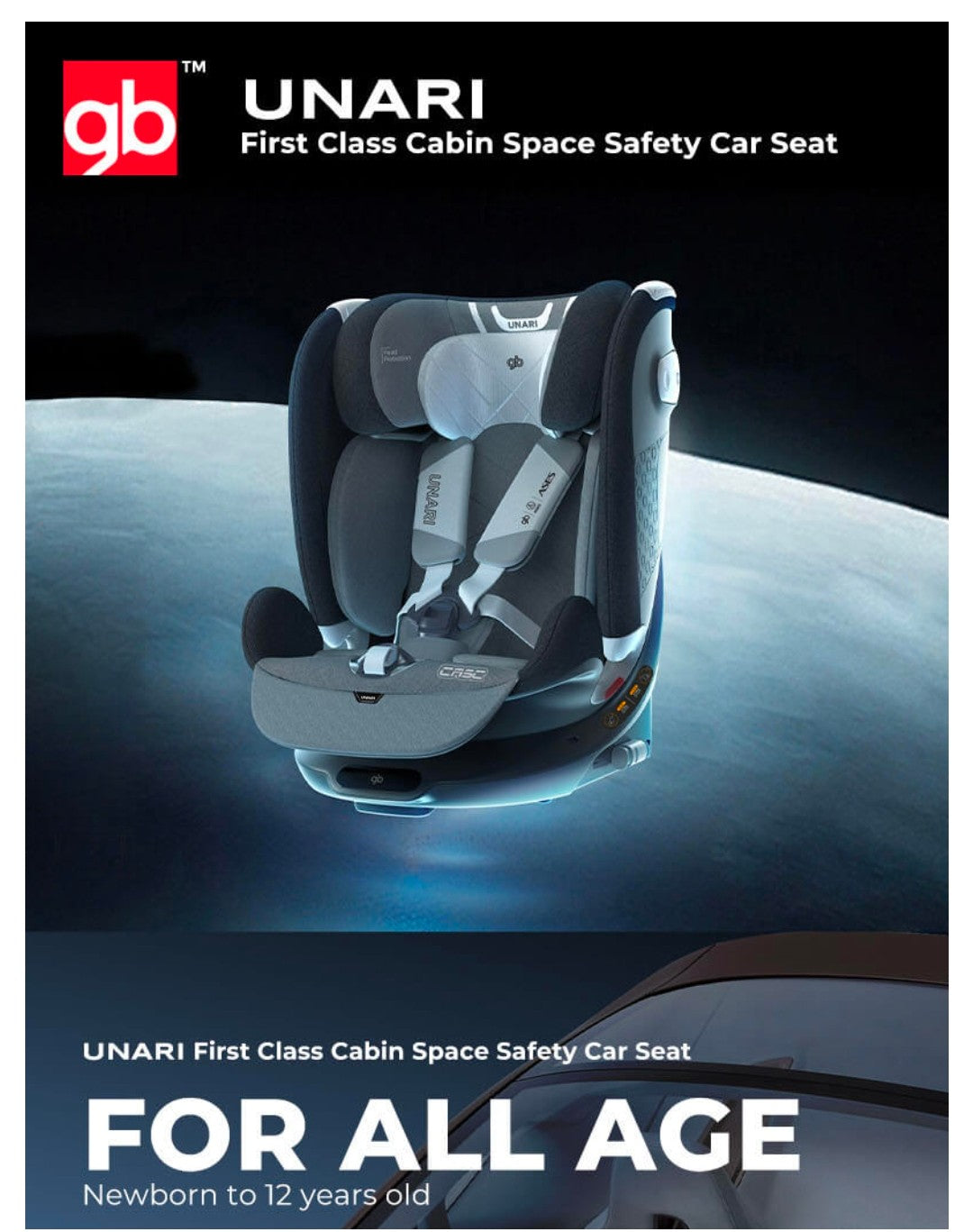 GB Unari 360⁰ Spin car seat
